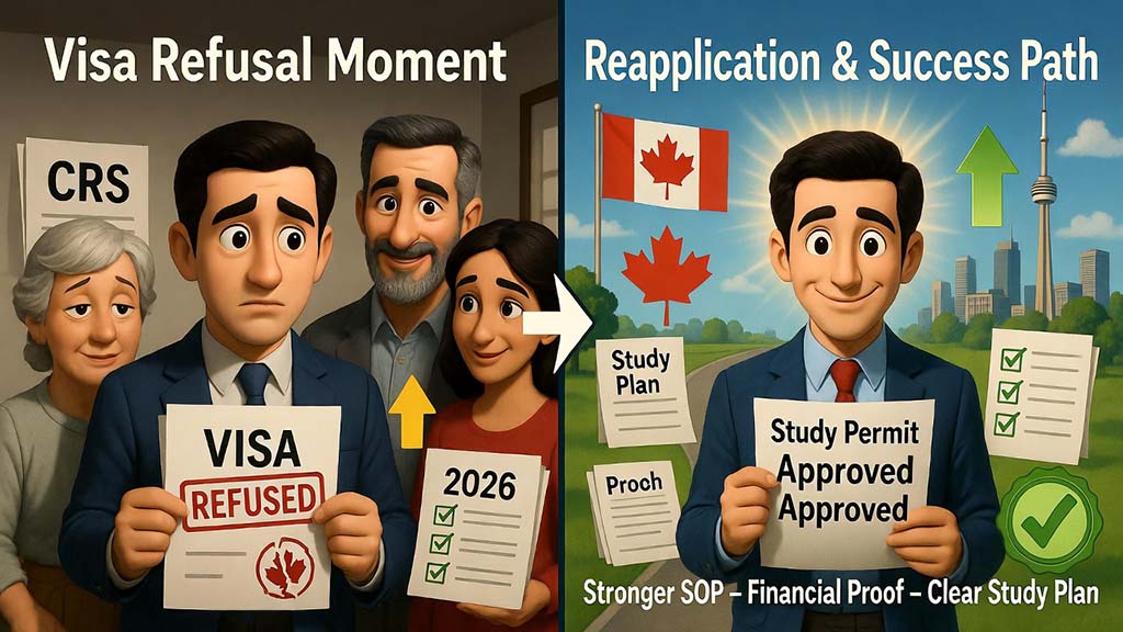 رفع ریجکتی ویزای تحصیلی به صورت تضمینی