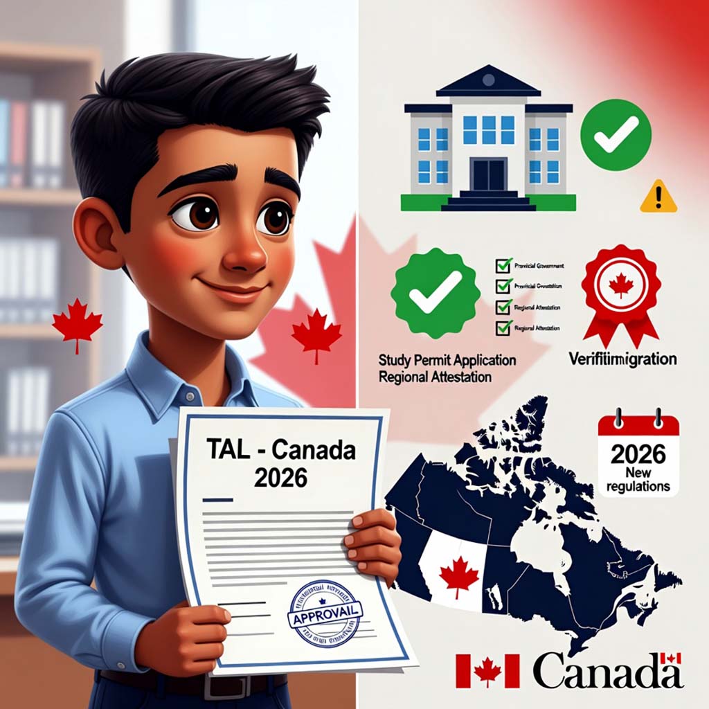 نامه TAL گواهی منطقه ای